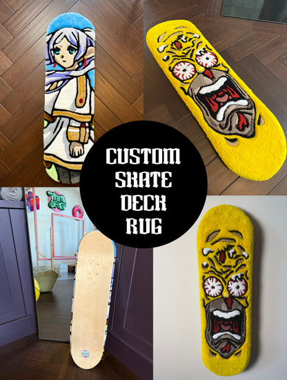 Custom Tufted Skate Deck