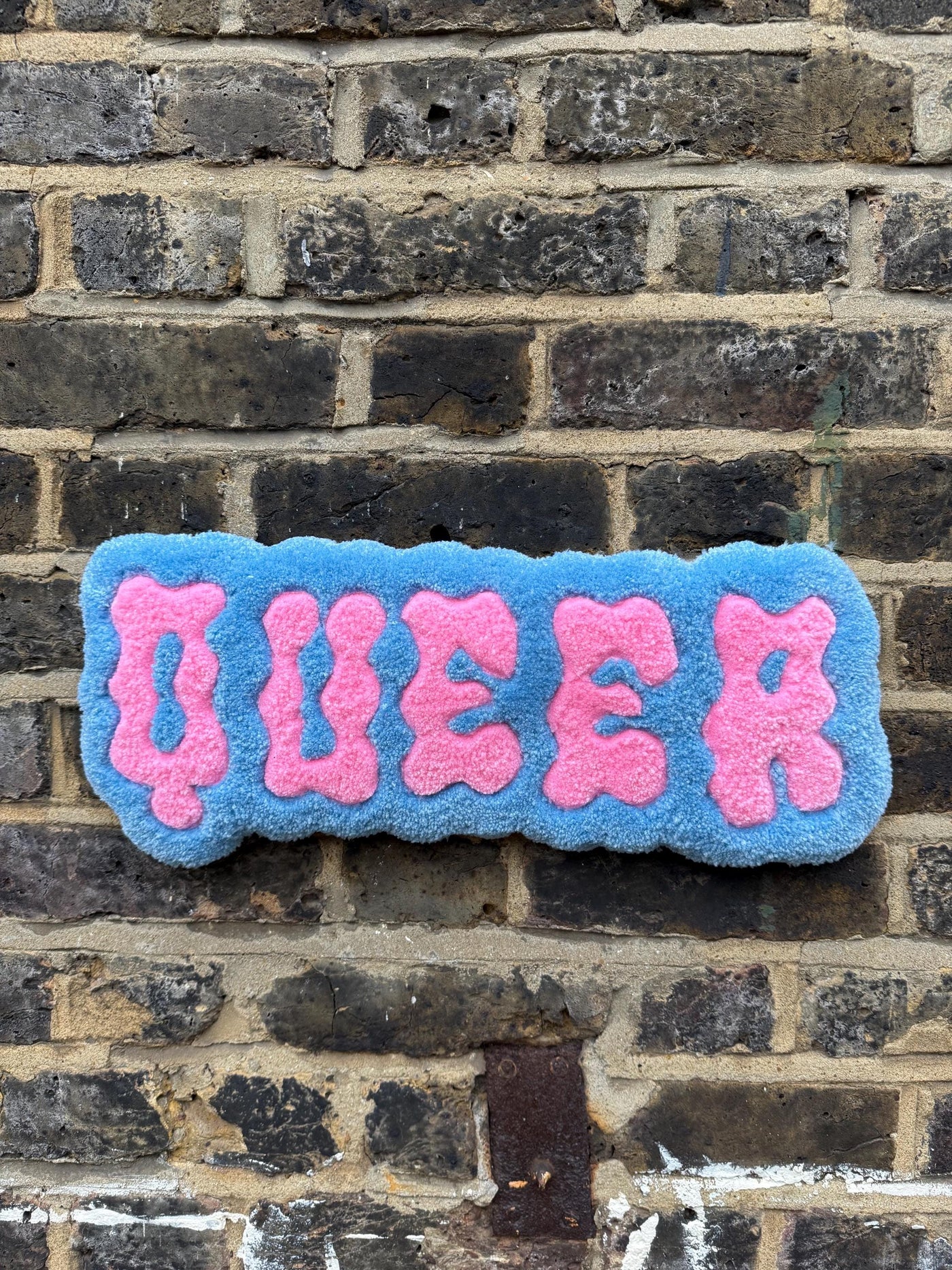 Queer Text: Hand Tufted Rug