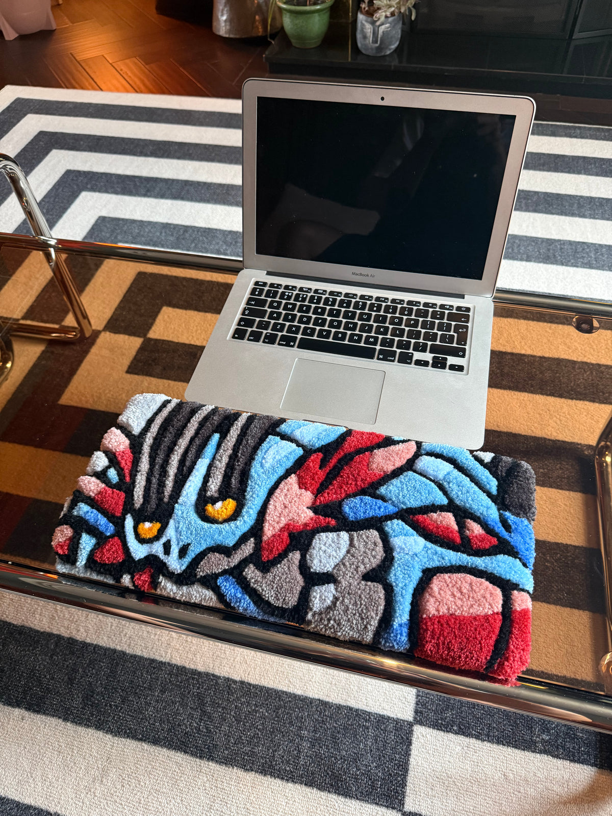 Personalized Tufted Keyboard Rug