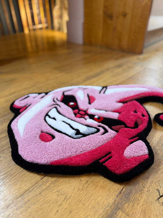 Dragon Ball Kid Buu Rug – Anime Tufted Rug Handmade UK | Mint Tufts