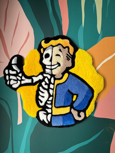 Fallout Vault-Boy Skeleton Rug