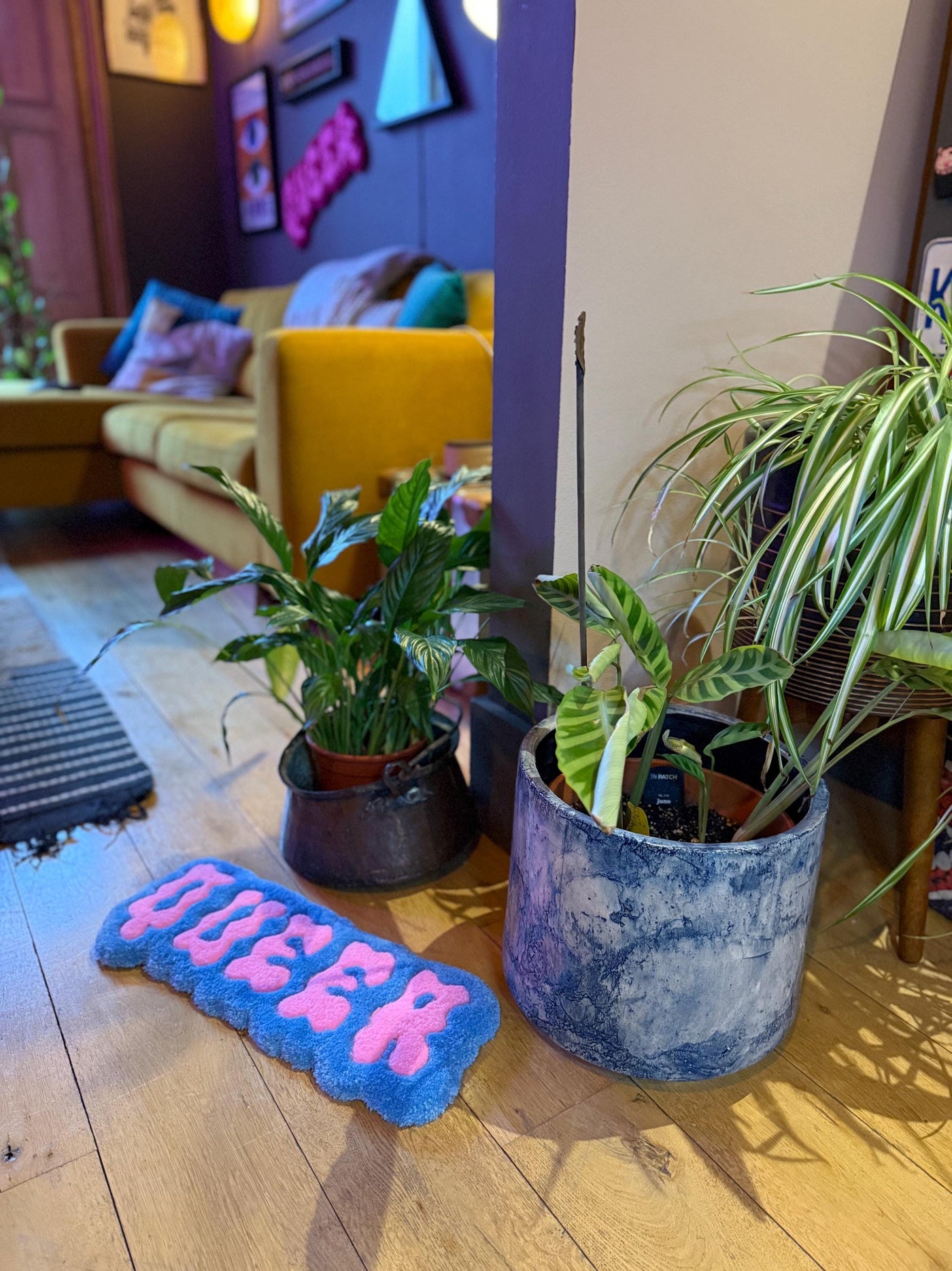 Queer Text: Hand Tufted Rug