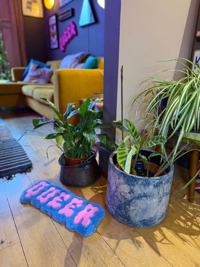 Queer Text: Hand Tufted Rug