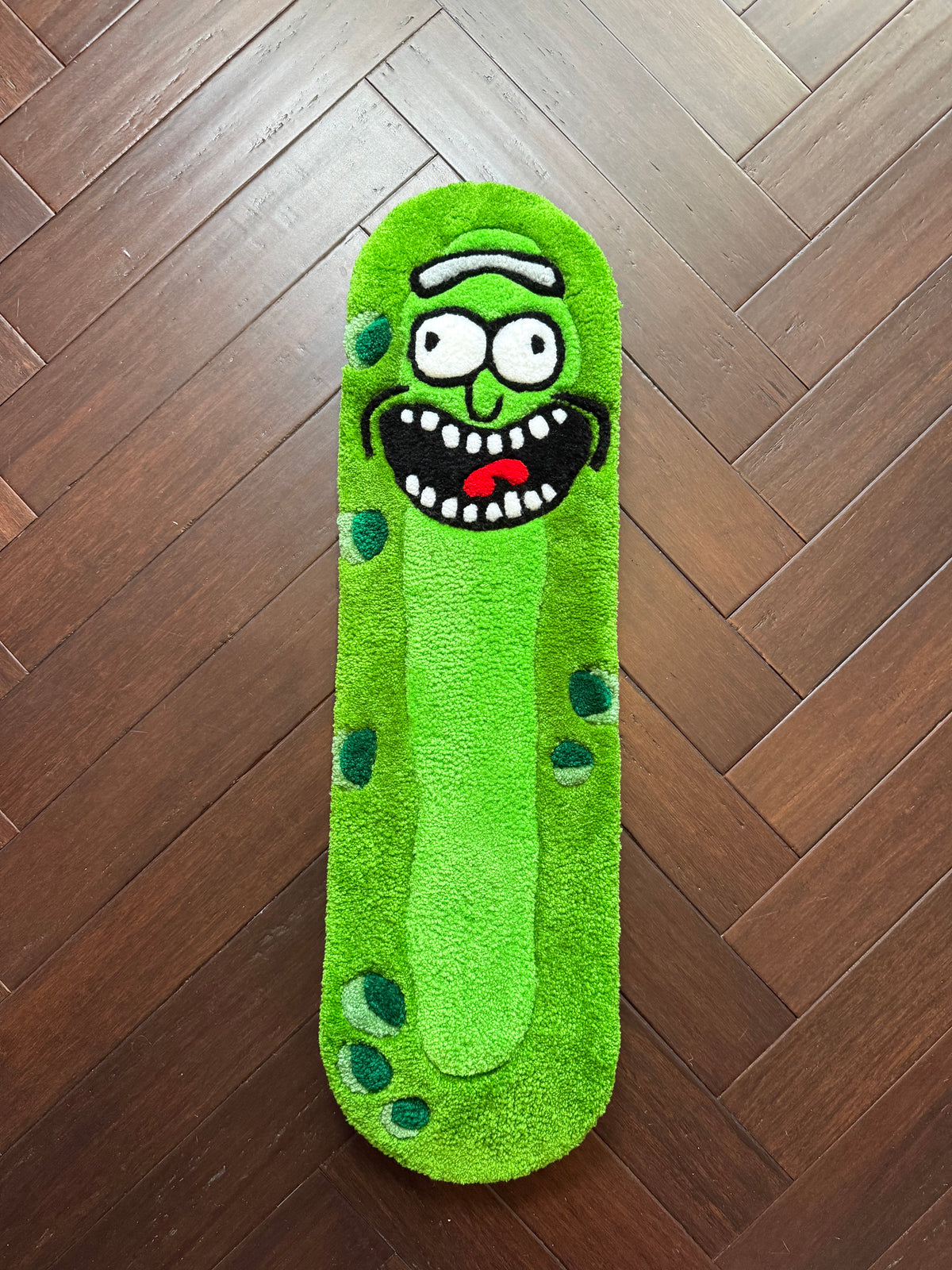 Pickle Rick Skateboard Rug