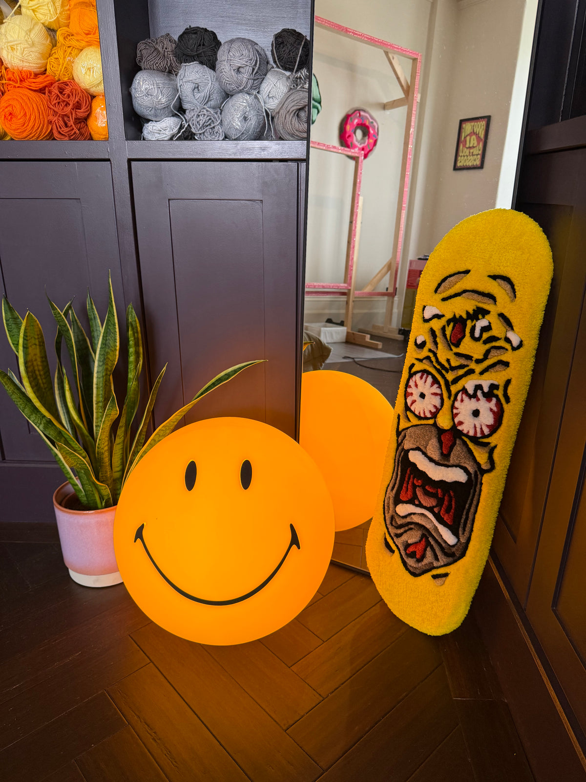 Custom Tufted Skate Deck