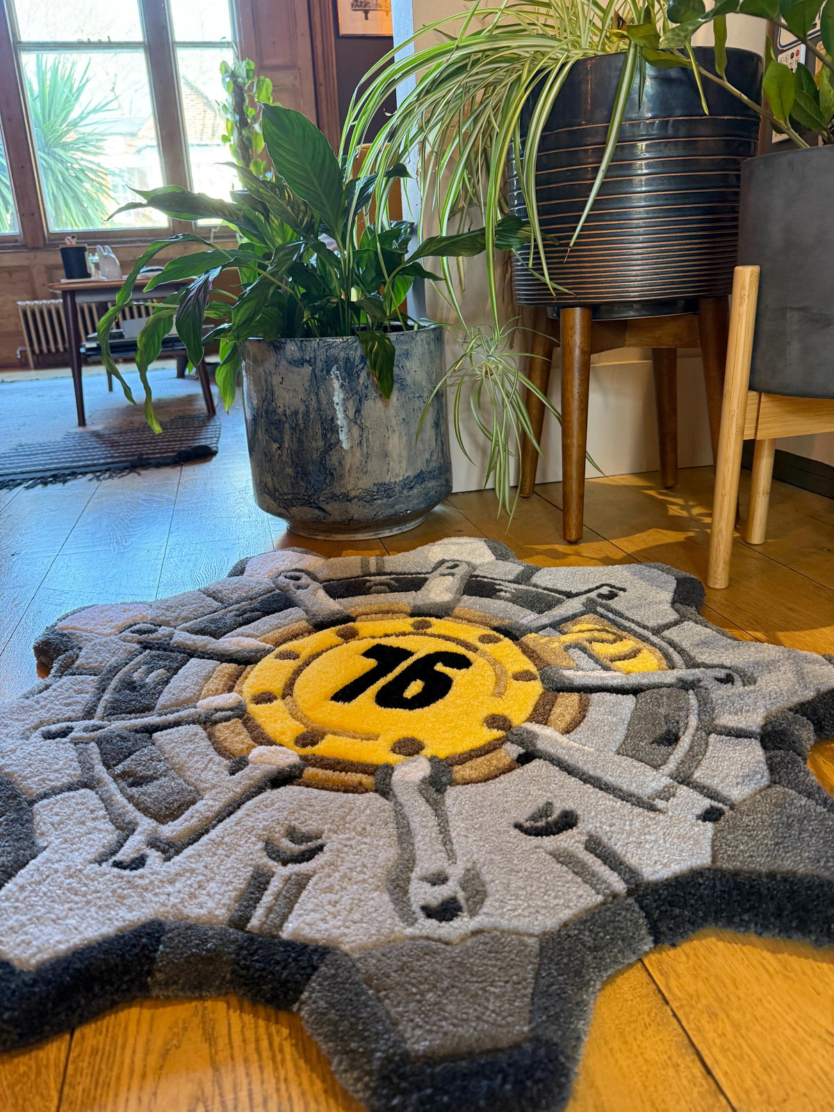 Personalized Vault Door Rug – Custom Fallout Tufted Rug | Mint Tufts