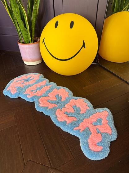 Queer: Hand Tufted Lettering Rug