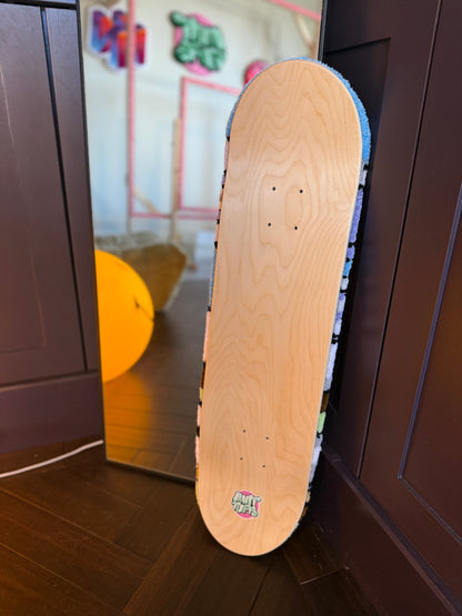 Custom Tufted Skate Deck