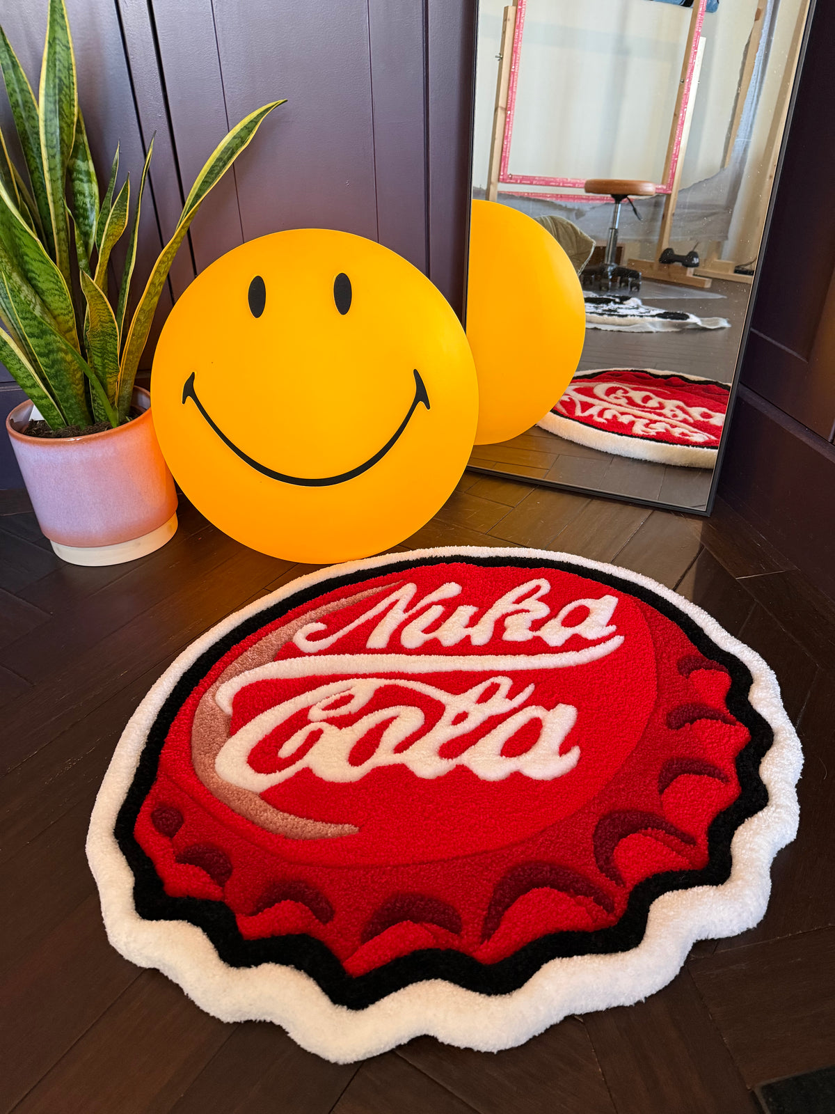 Nuka Cola Bottlecap Rug – Fallout Tufted Gaming Rug | Mint Tufts