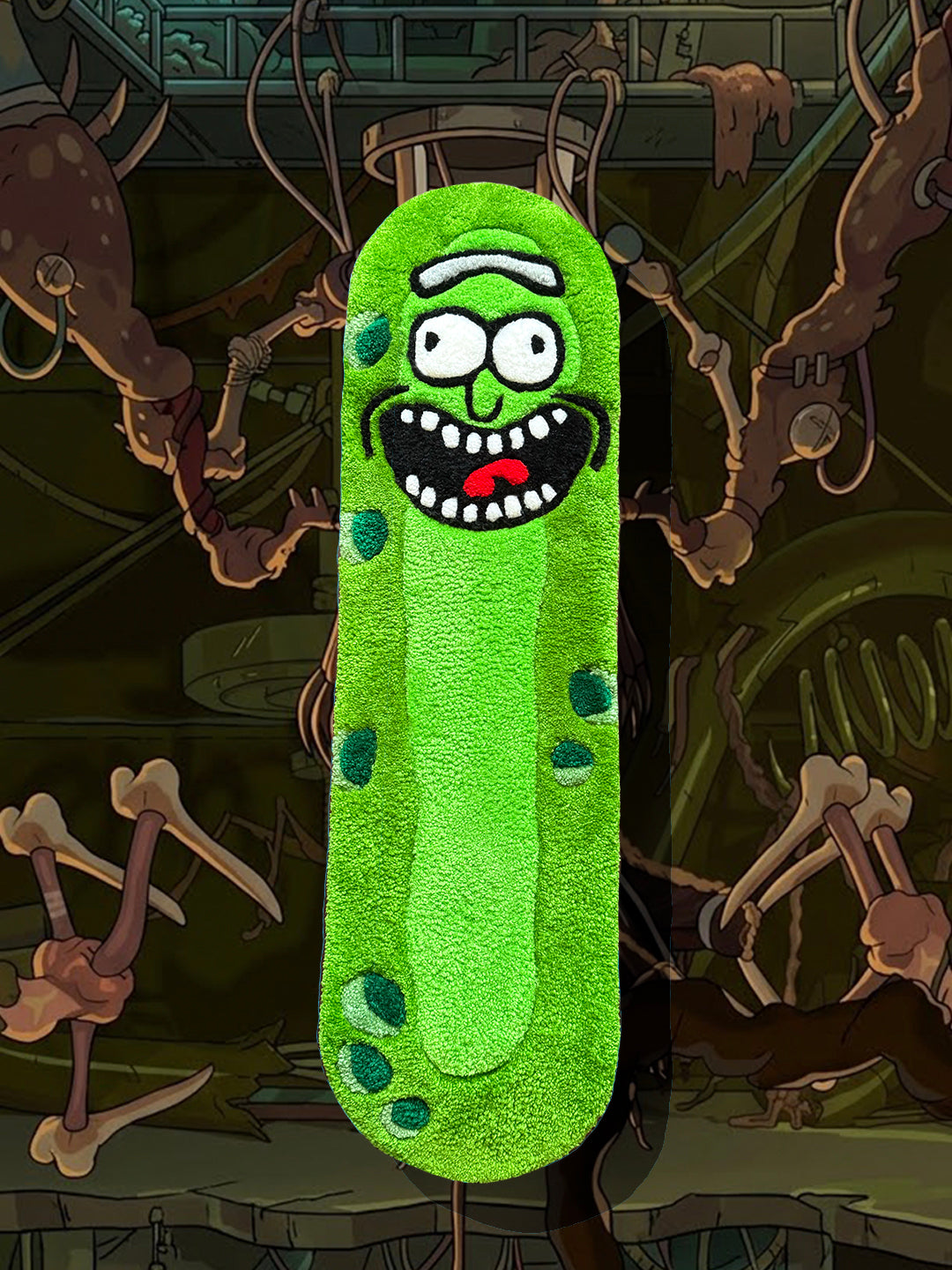Pickle Rick Skateboard Rug