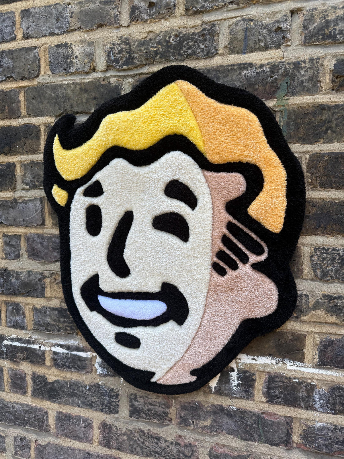 Fallout Vault Boy Rug – Gaming Tufted Rug Handmade in London | Mint Tufts