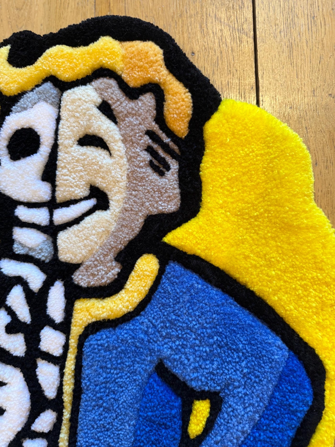 Fallout Vault-Boy Skeleton Rug