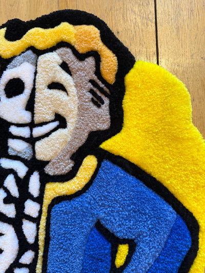Fallout Vault-Boy Skeleton Rug