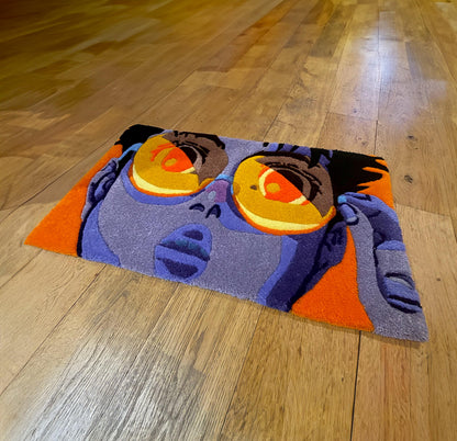 DanDaDan Okarun Rug – Anime Tufted Rug Handmade in London | Mint Tufts