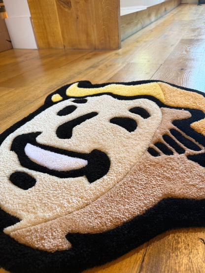 Fallout Vault Boy Rug – Gaming Tufted Rug Handmade in London | Mint Tufts