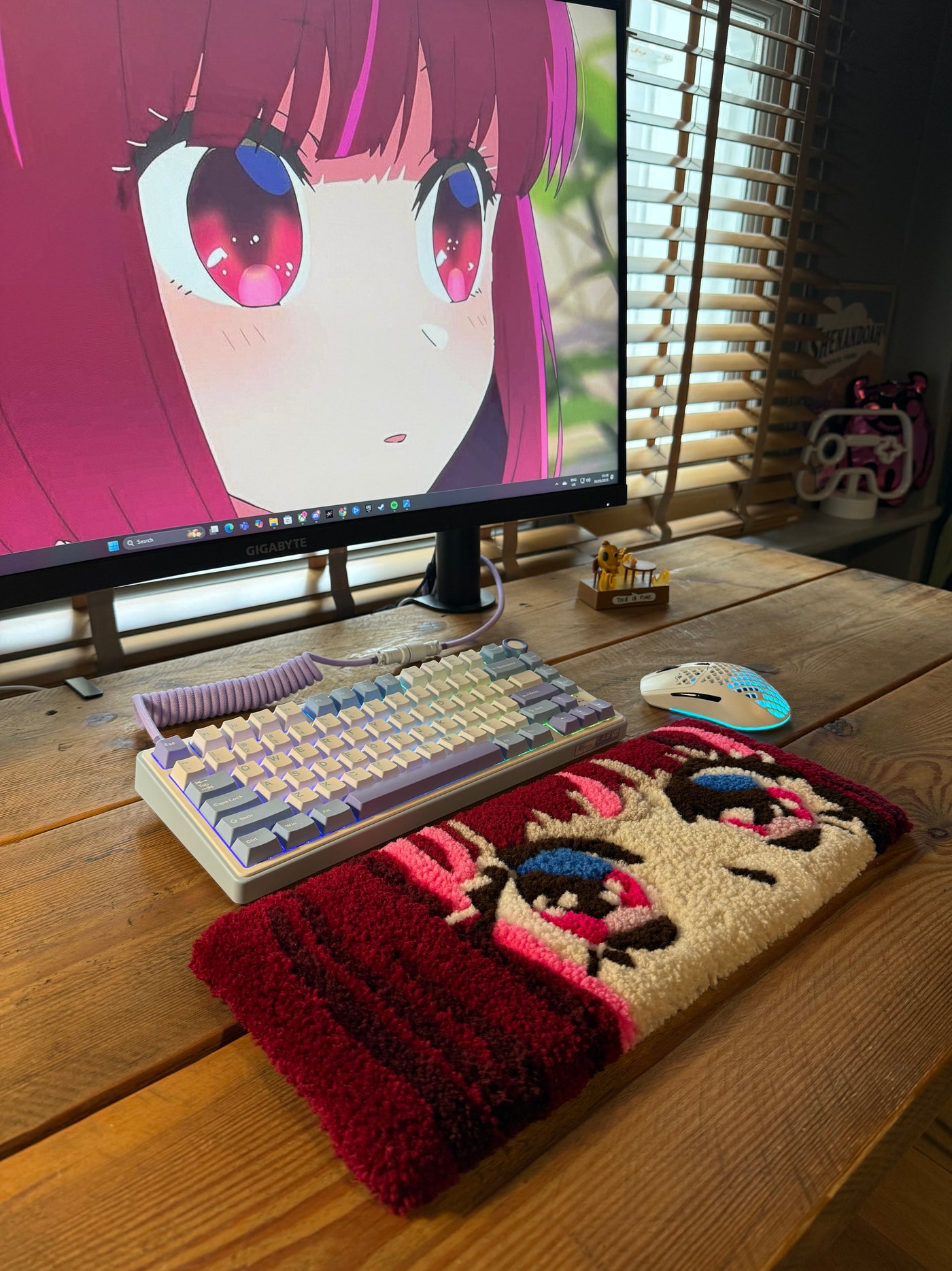 Personalized Tufted Keyboard Rug