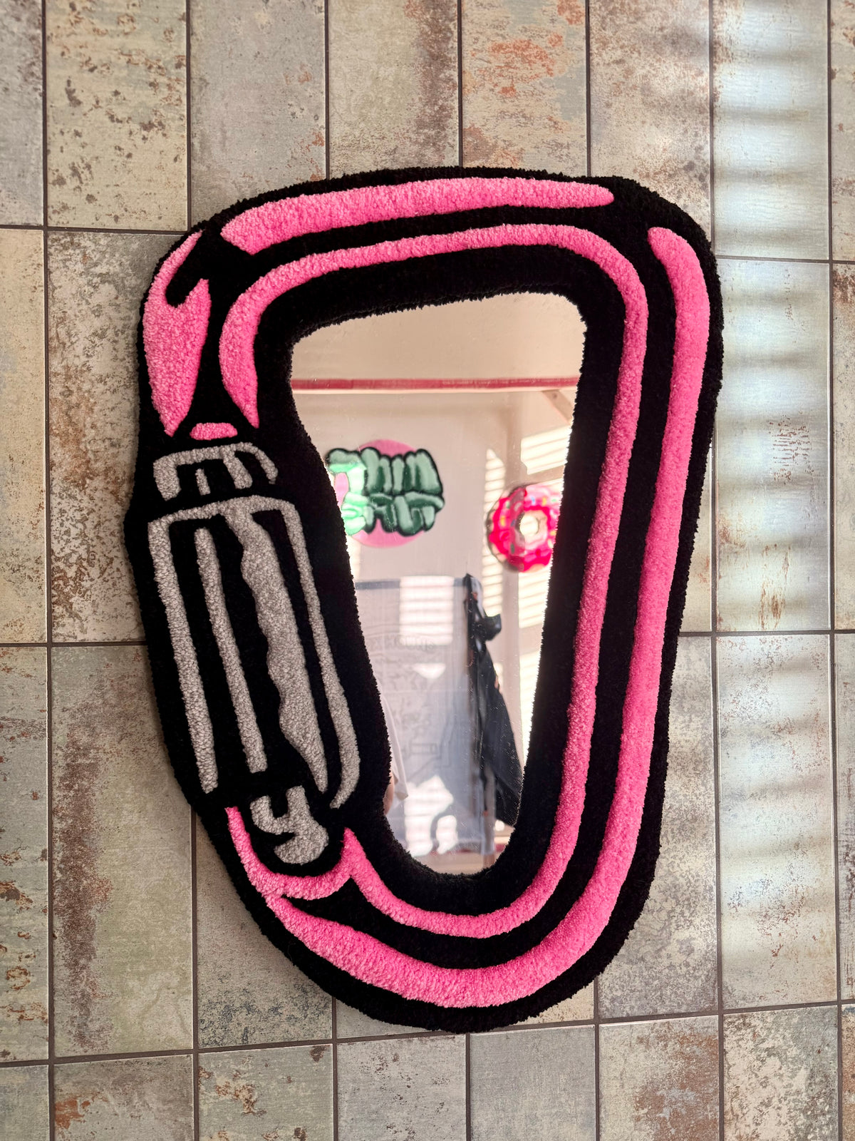 Carabiner Tufted Mirror
