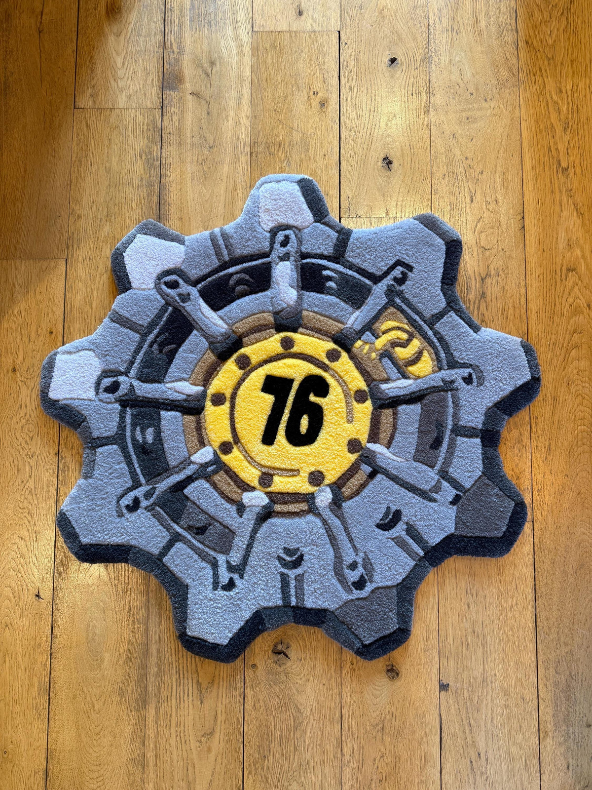 Personalized Vault Door Rug – Custom Fallout Tufted Rug | Mint Tufts