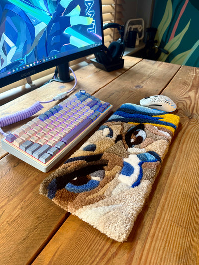 Personalized Tufted Keyboard Rug