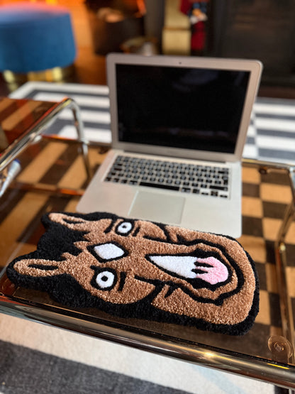 Custom Keyboard Rug – Personalized Tufted Keyboard Shaped Rug | Mint Tufts
