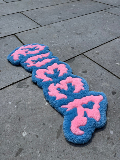 Queer: Hand Tufted Lettering Rug
