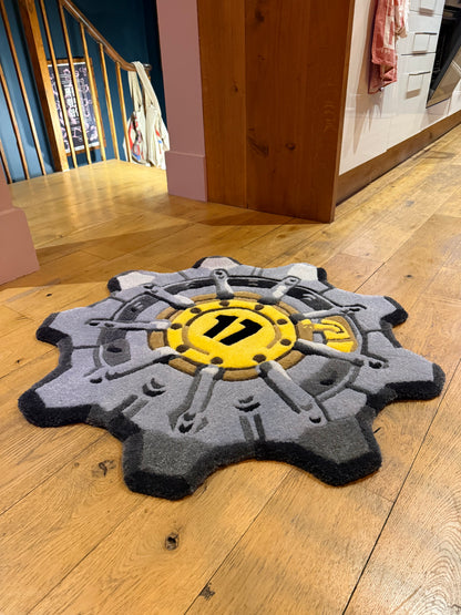 Personalized Vault Door Rug – Custom Fallout Tufted Rug | Mint Tufts