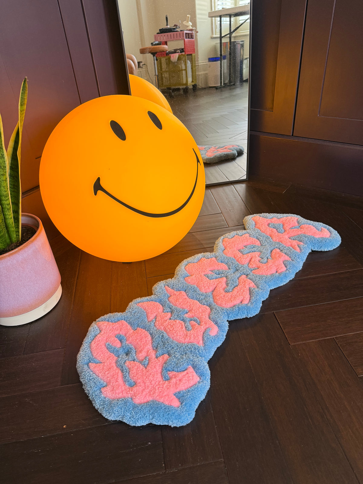 Queer: Hand Tufted Lettering Rug