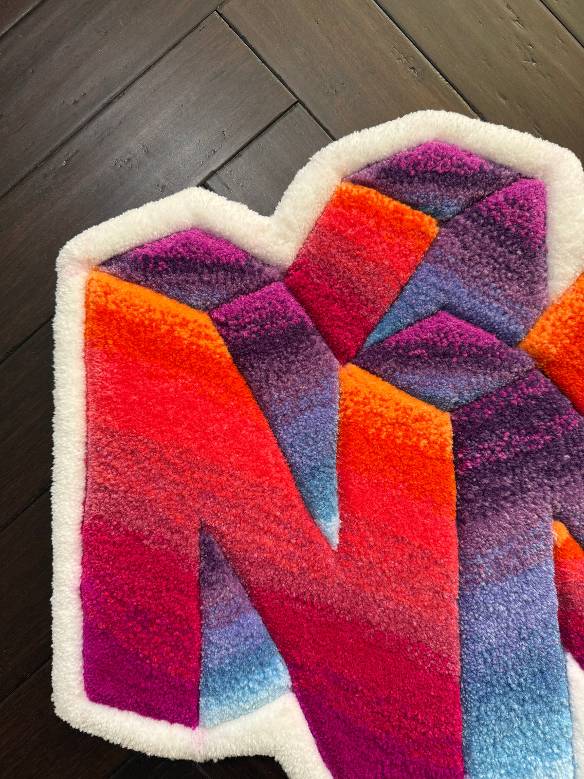 N64 Vaporwave Rug – Retro Gaming Tufted Rug Handmade | Mint Tufts