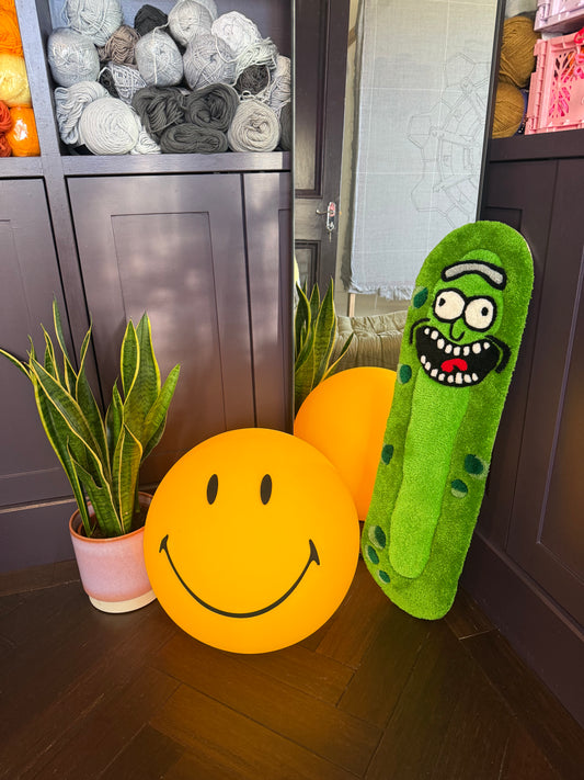 Pickle Rick Skateboard Rug