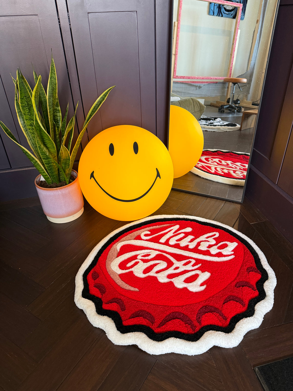 Nuka Cola Bottlecap Rug – Fallout Tufted Gaming Rug | Mint Tufts