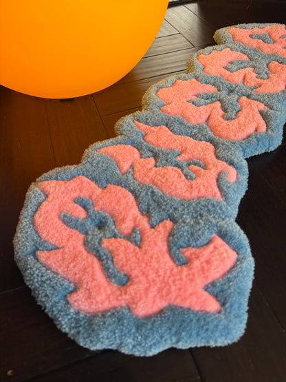 Queer: Hand Tufted Lettering Rug
