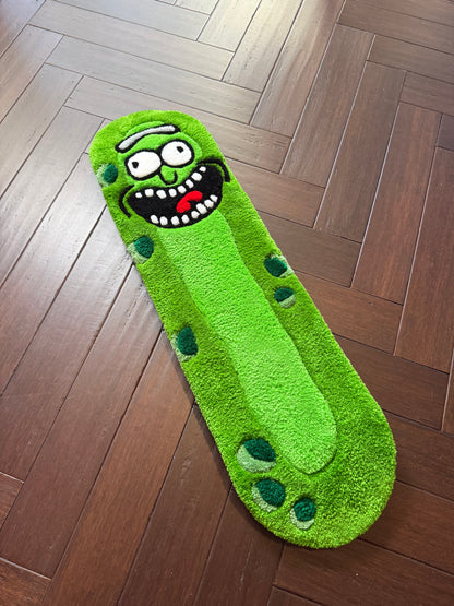 Pickle Rick Skateboard Rug