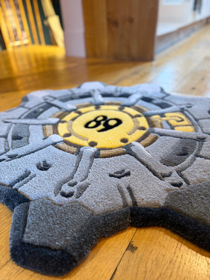Personalized Vault Door Rug – Custom Fallout Tufted Rug | Mint Tufts