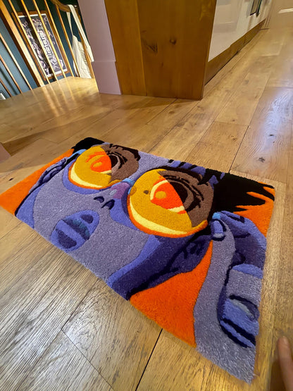 DanDaDan Okarun Rug – Anime Tufted Rug Handmade in London | Mint Tufts