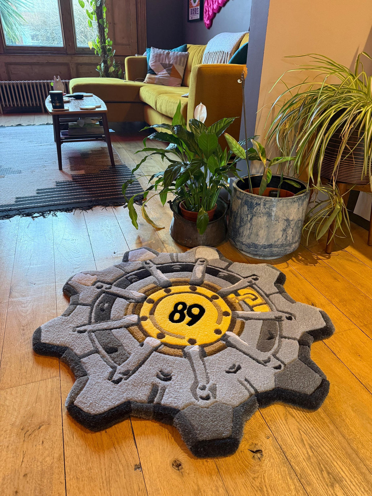 Personalized Vault Door Rug – Custom Fallout Tufted Rug | Mint Tufts