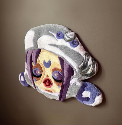 PopMart Skull Panda Night City Rug