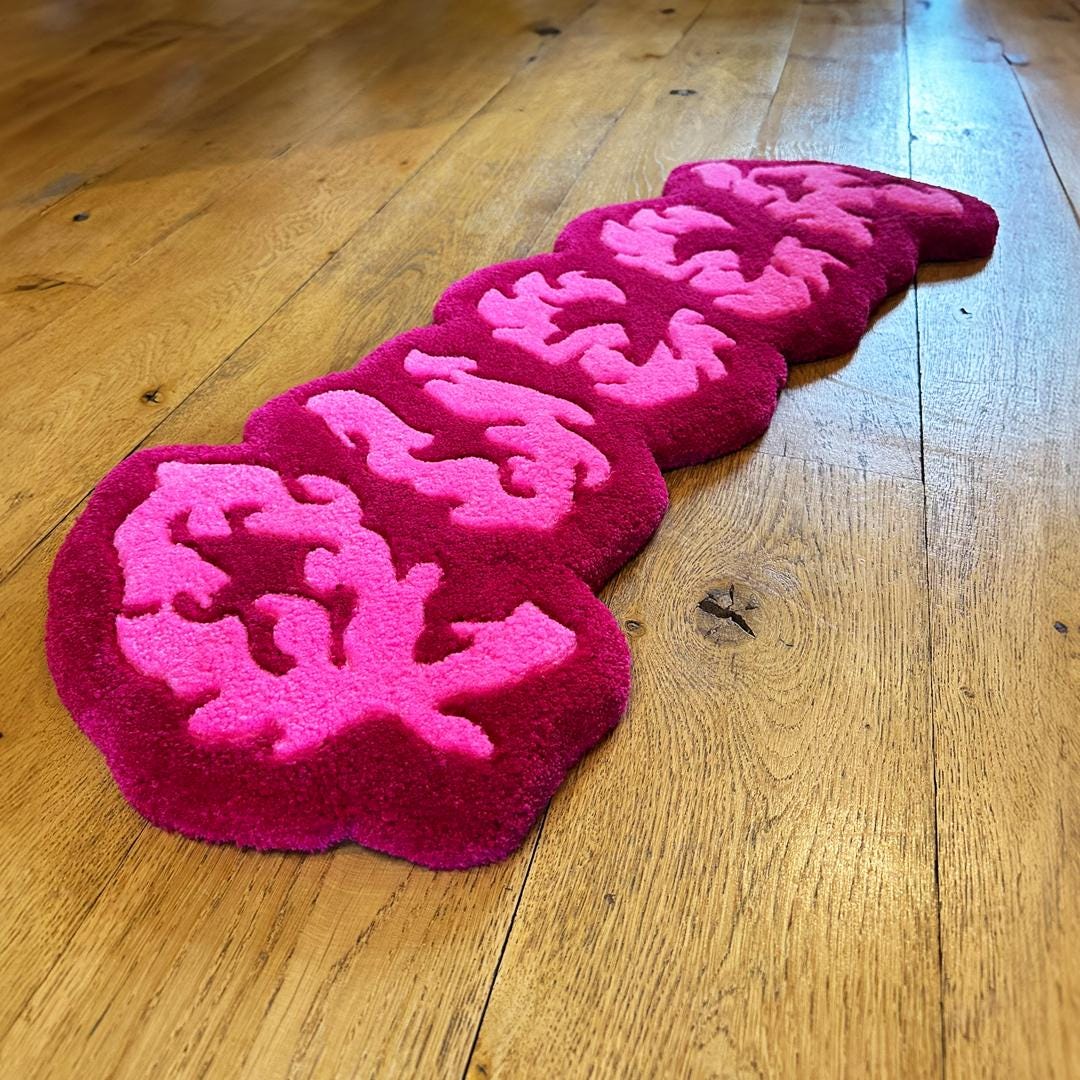 Personalized Text Rug