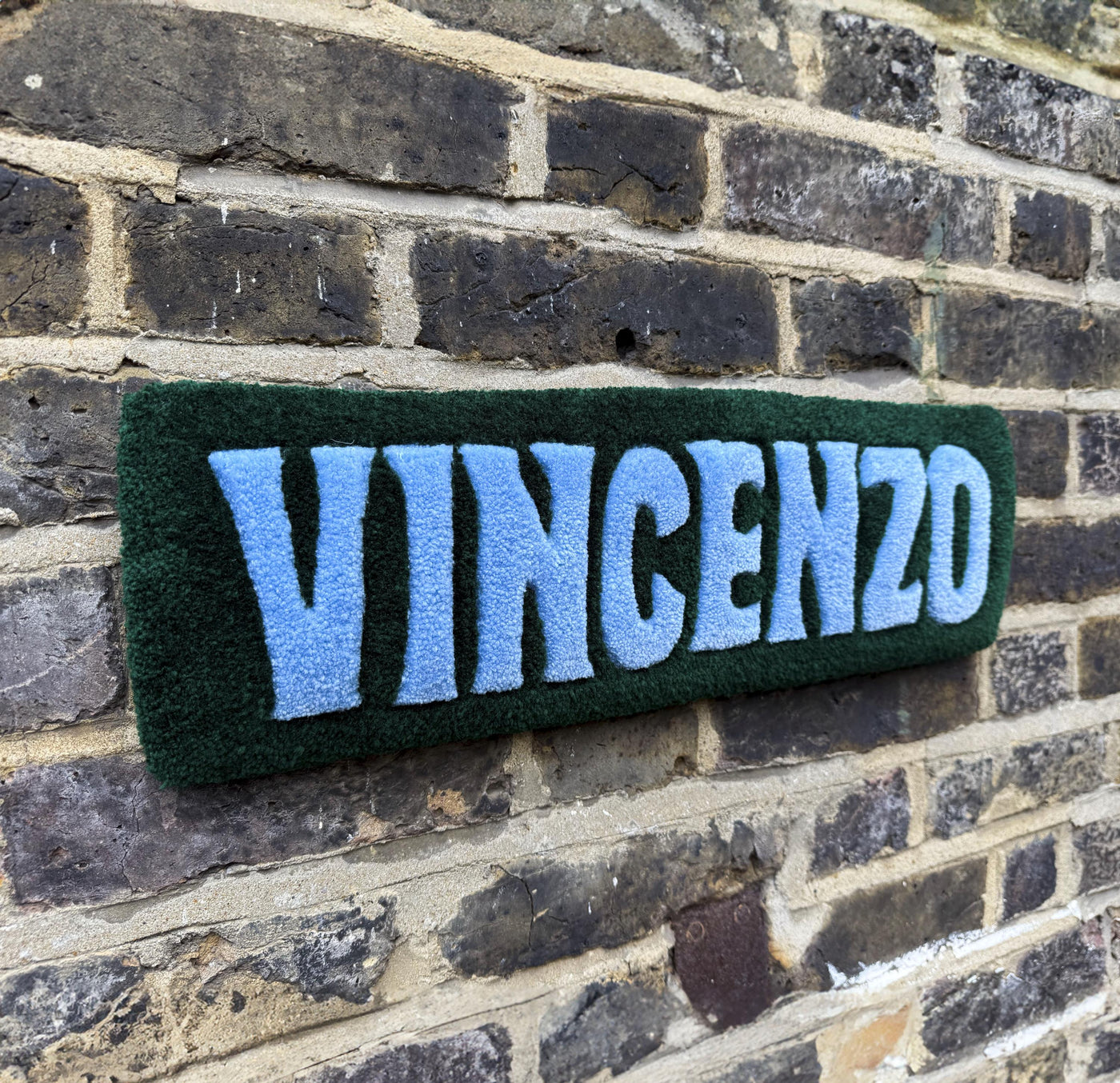 Personalized Text Rug