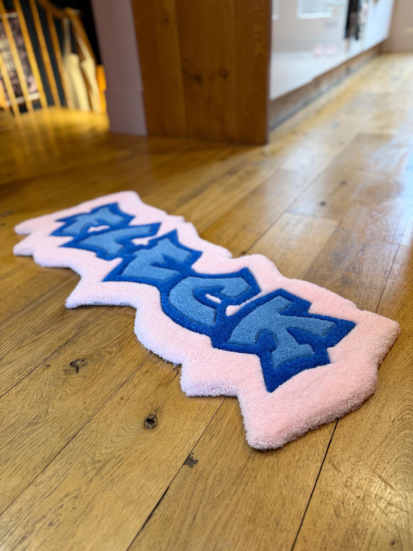 Personalized Text Rug