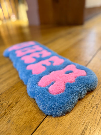 Personalized Text Rug