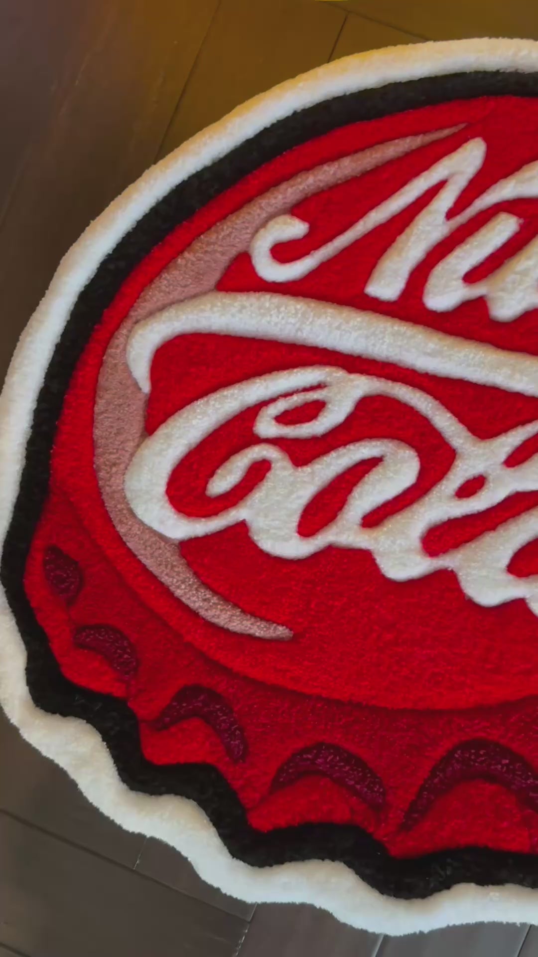 Nuka Cola Bottlecap Rug – Fallout Tufted Gaming Rug | Mint Tufts