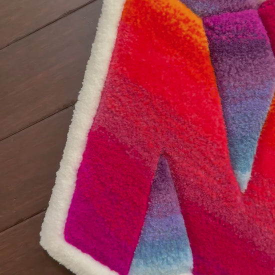 N64 Vaporwave Rug – Retro Gaming Tufted Rug Handmade | Mint Tufts