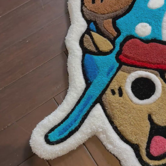 One Piece Chopper Rug – Anime Tufted Rug Handmade in London | Mint Tufts